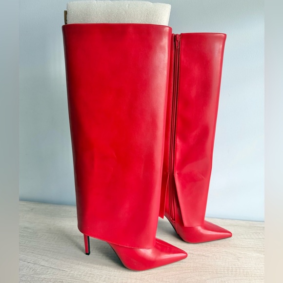 INC International Concepts Shoes - I.N.C. International Concepts Skylar Fold Over Cuffed Knee High Boots Size 7.5